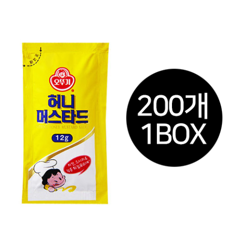 [오뚜기] 일회용 허니머스타드/12gx200개(1BOX)